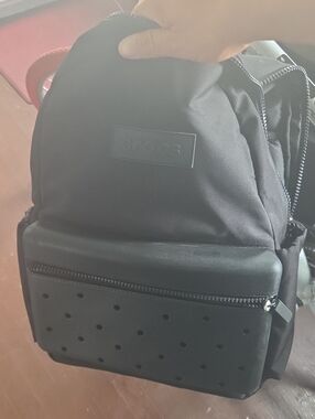CROCS Men's Black Backpack with Front Compartment